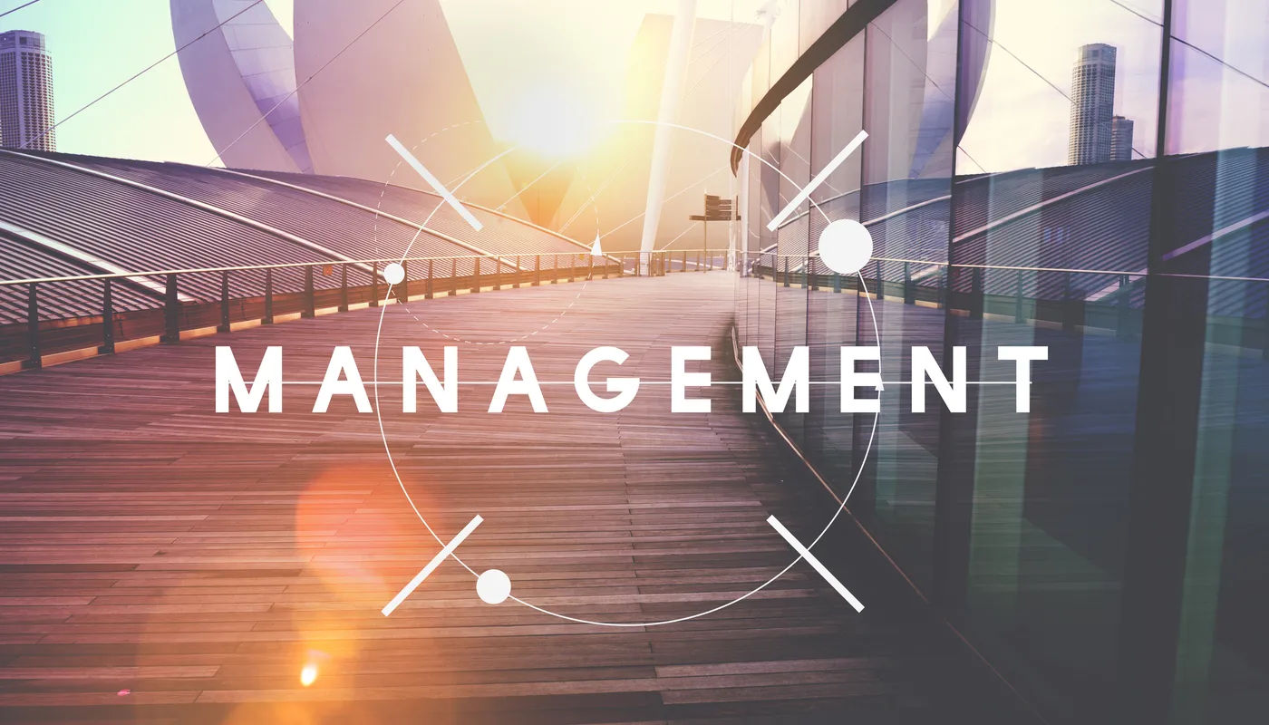 Business management and strategy planning concept